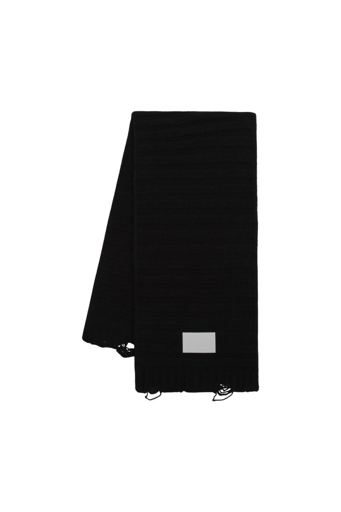 Schal - MM6 Maison Margiela - Wolle - Schwarz