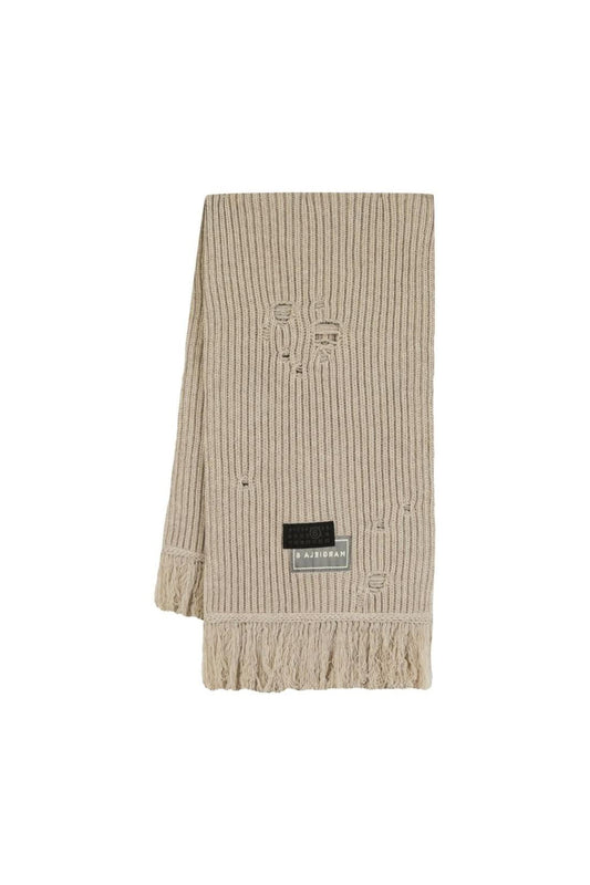 Schal - MM6 Maison Margiela - Wolle - Beige