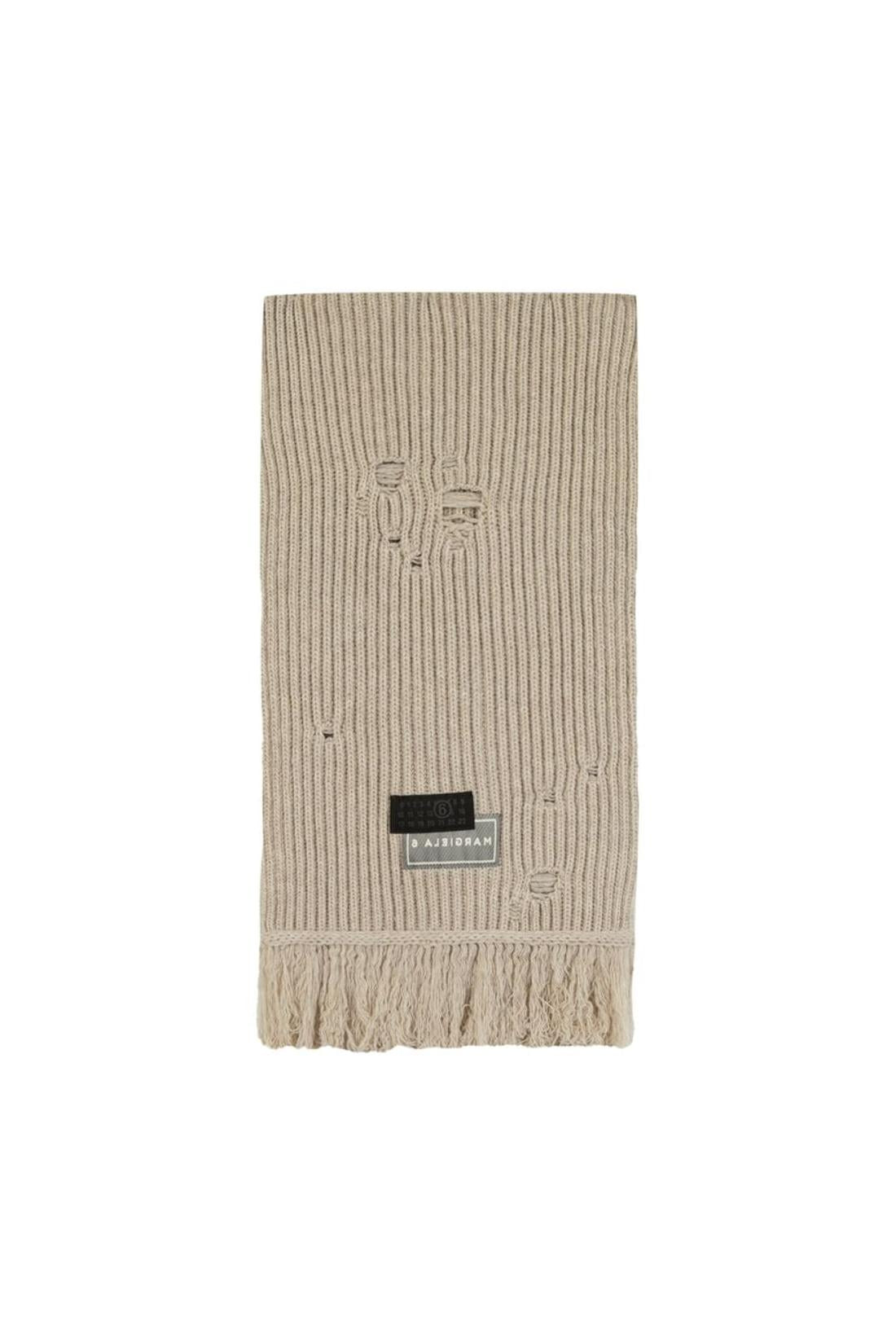 Schal - MM6 Maison Margiela - Wolle - Beige