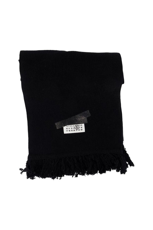 Schal - MM6 Maison Margiela - Wolle - Schwarz