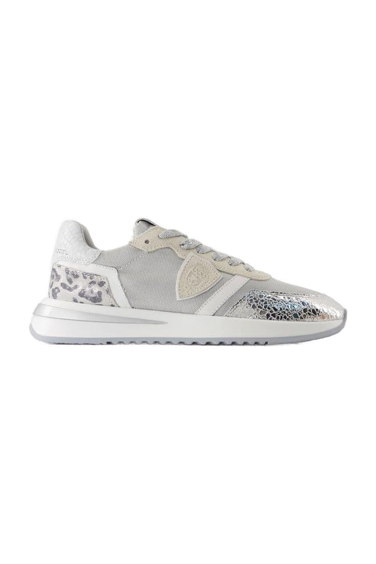 Sneakers Tropez 2.1 Low - Philippe Model - Leinwand - Silber