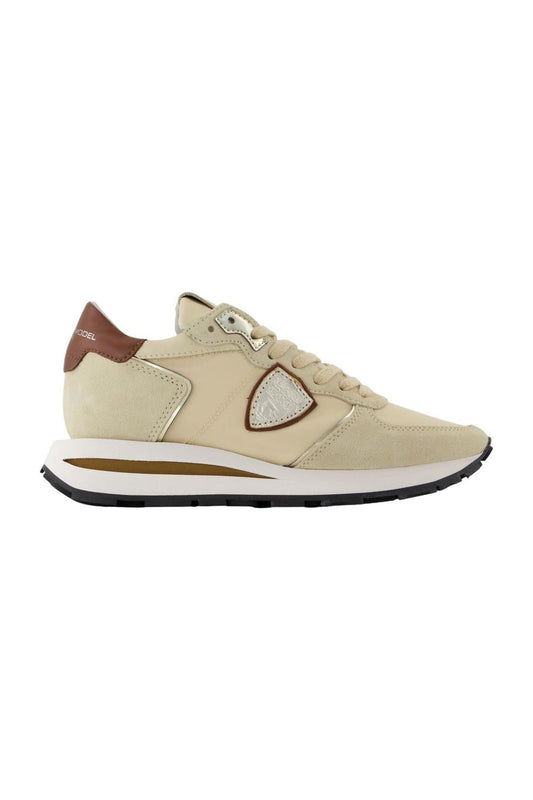 Sneakers Tropez Haute Low - Philippe Model - Leder - Beige