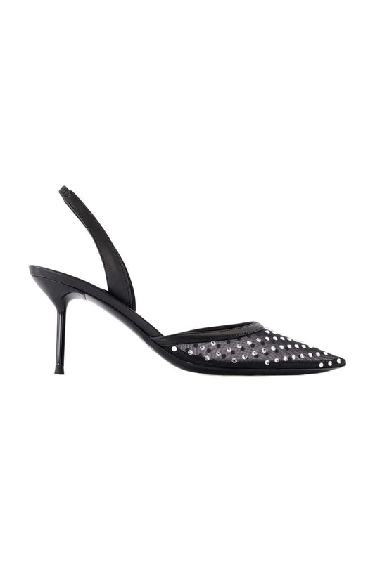 Lidia Slingback 70 Pumps - Paris Texas - Synthetik - Schwarz
