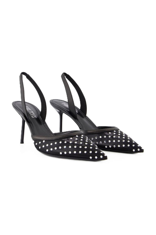 Lidia Slingback 70 Pumps - Paris Texas - Synthetik - Schwarz