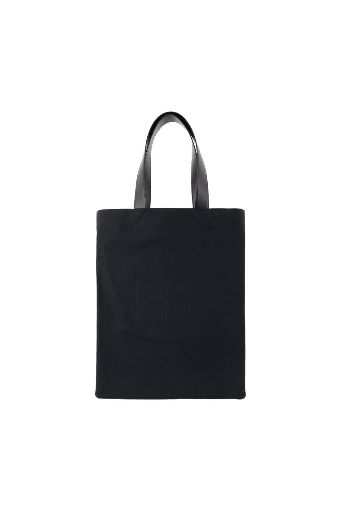 Cabas Book Tote - Jil Sander - Baumwolle - Schwarz