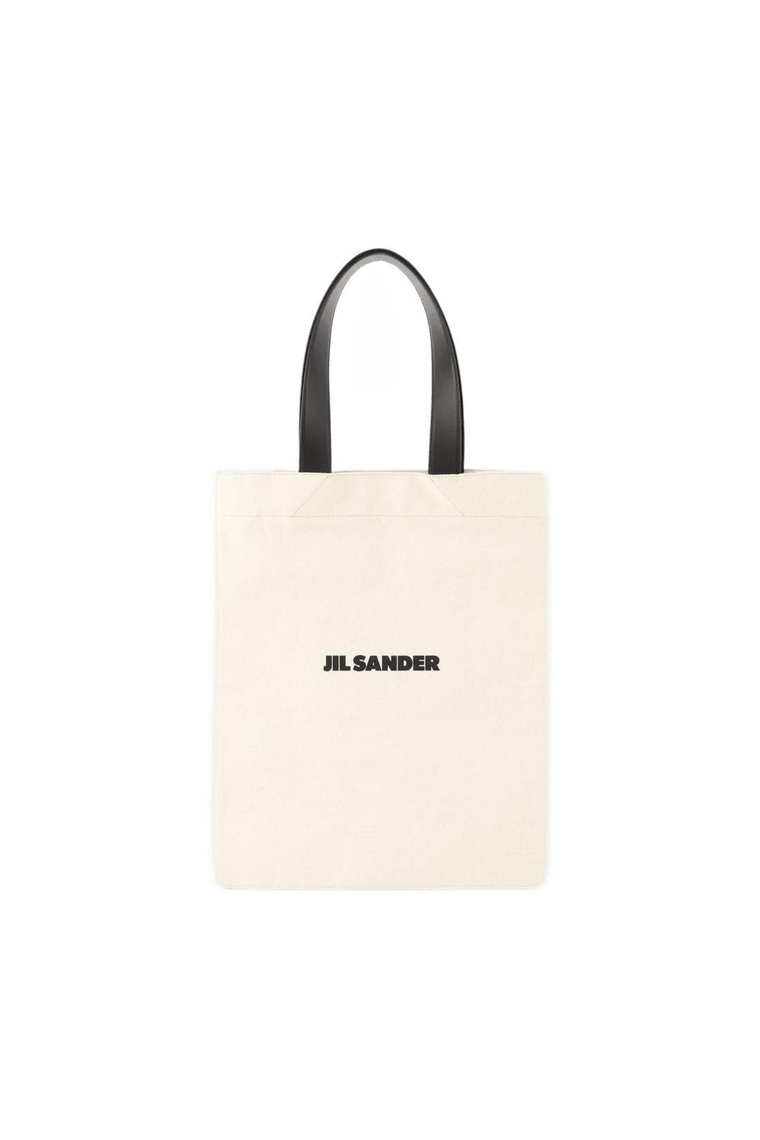 Cabas Book Tote - Jil Sander - Baumwolle - Beige