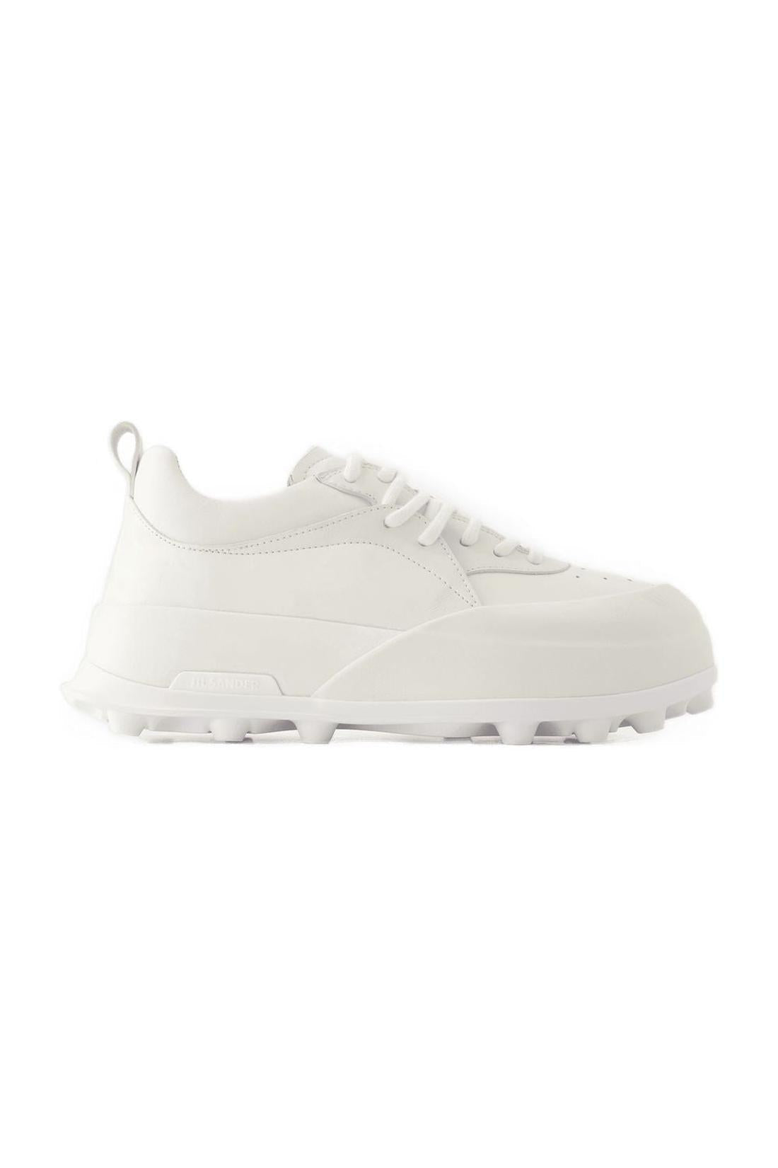 Sneakers Jil Sander - Leder - Porzellan