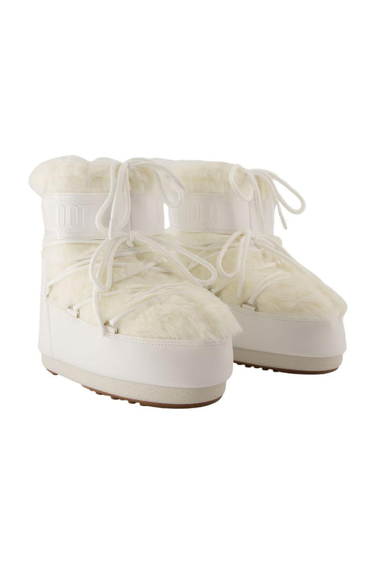 Stiefel Icon Low - Moon Boot - Synthetik - Weiß
