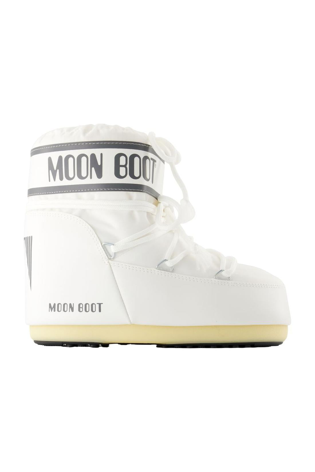 Stiefeletten Icon Low - Moon Boot - Synthetik - Weiß