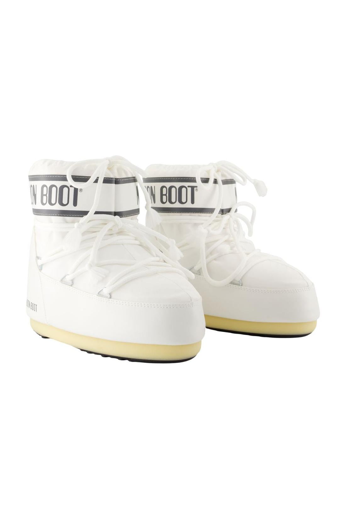 Stiefeletten Icon Low - Moon Boot - Synthetik - Weiß