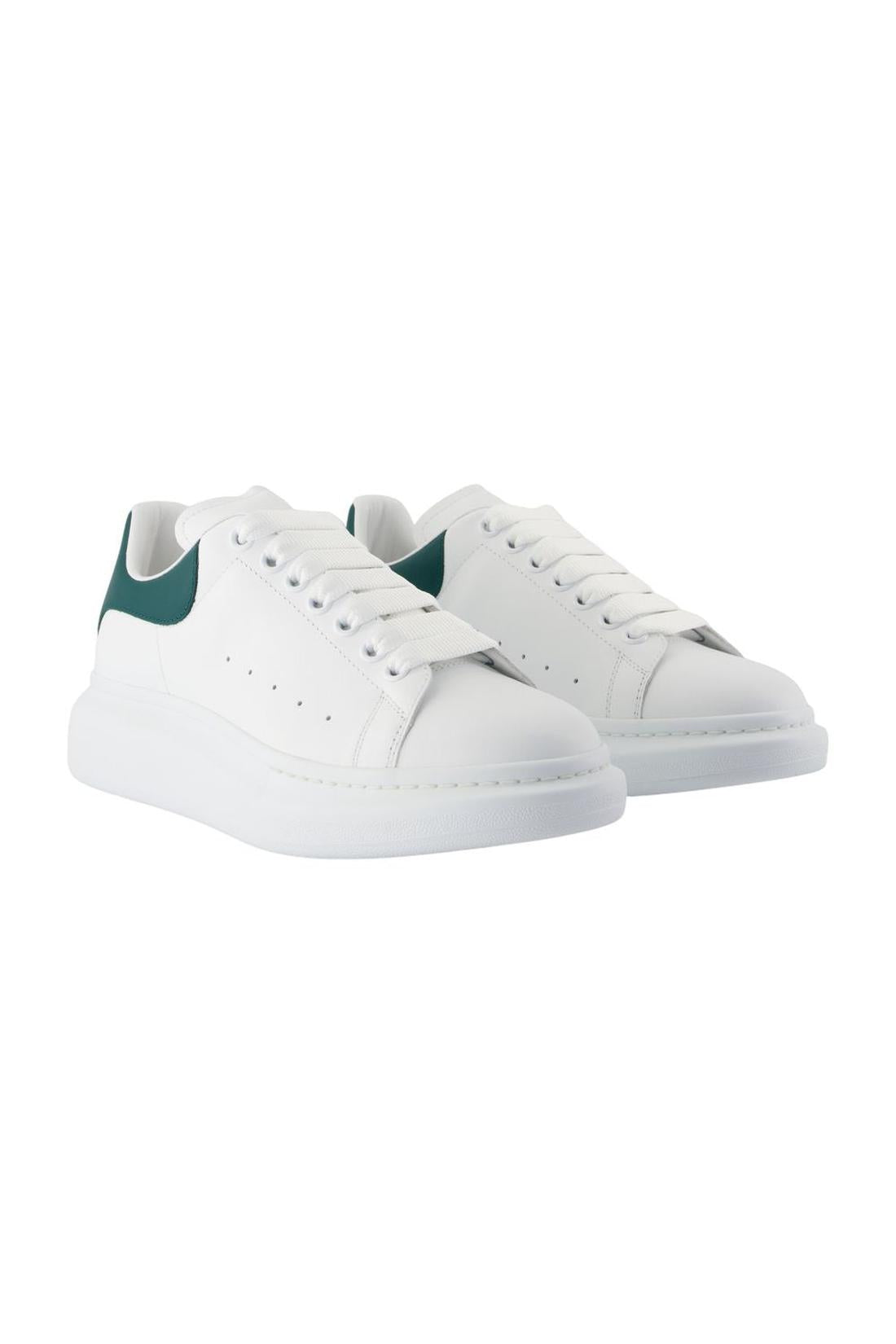 Oversized Sneakers - Alexander Mcqueen - White - Leather