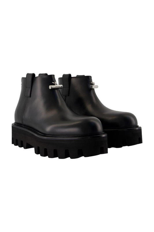 Stiefeletten - Alexander McQueen - Leder - Schwarz