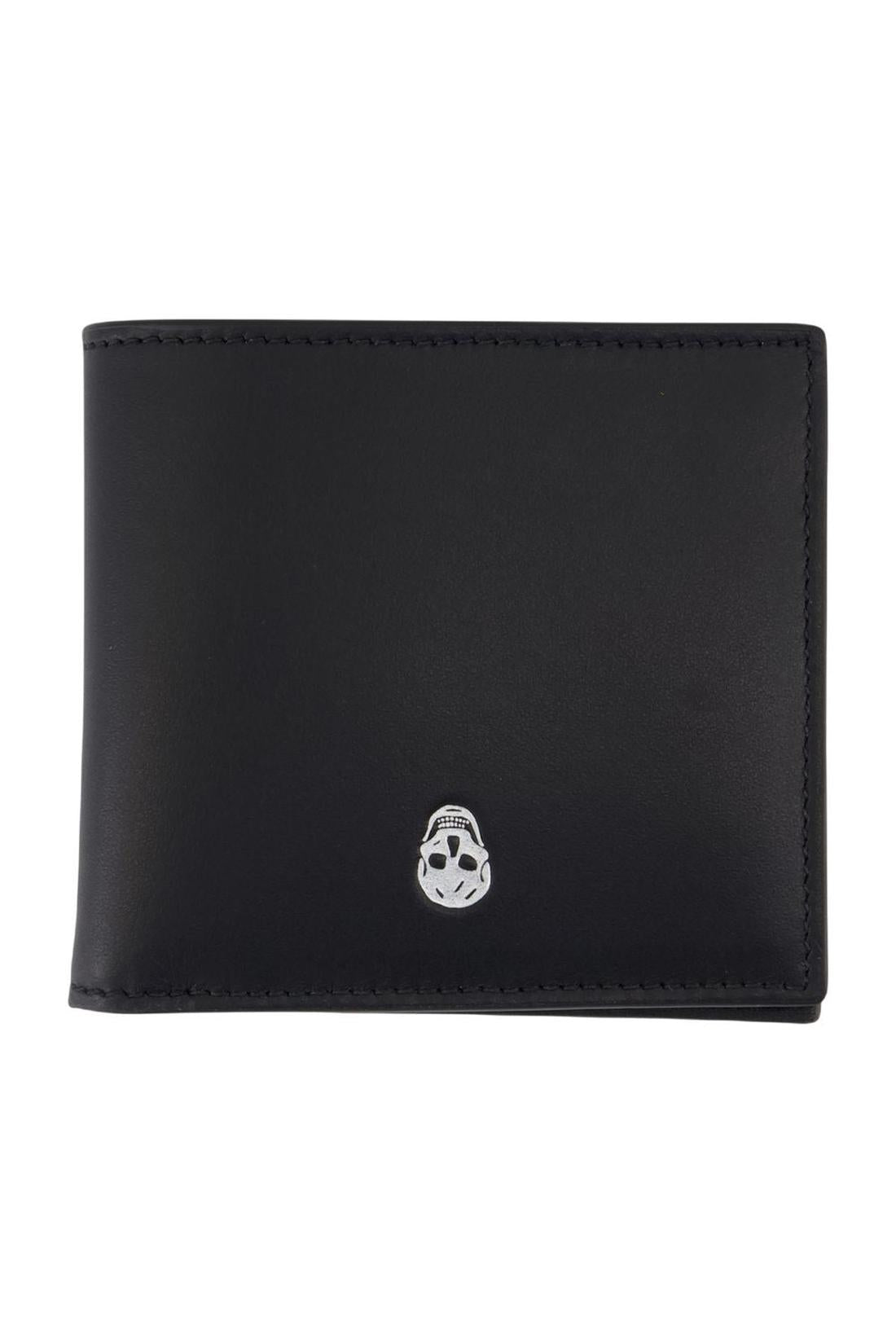 Bi Fold Cc Brieftasche - Alexander McQueen - Leder - Schwarz