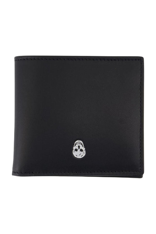 Bi Fold Cc Brieftasche - Alexander McQueen - Leder - Schwarz