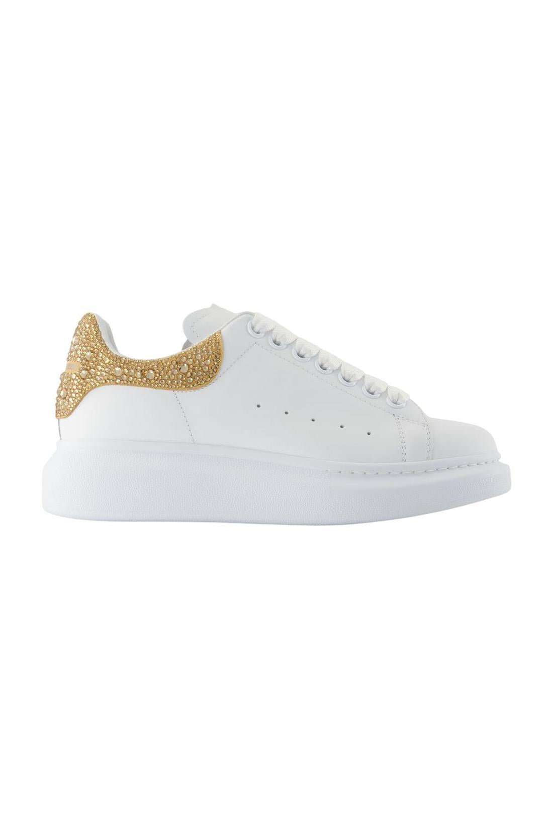 Oversized Sneakers - Alexander Mcqueen - White - Leather