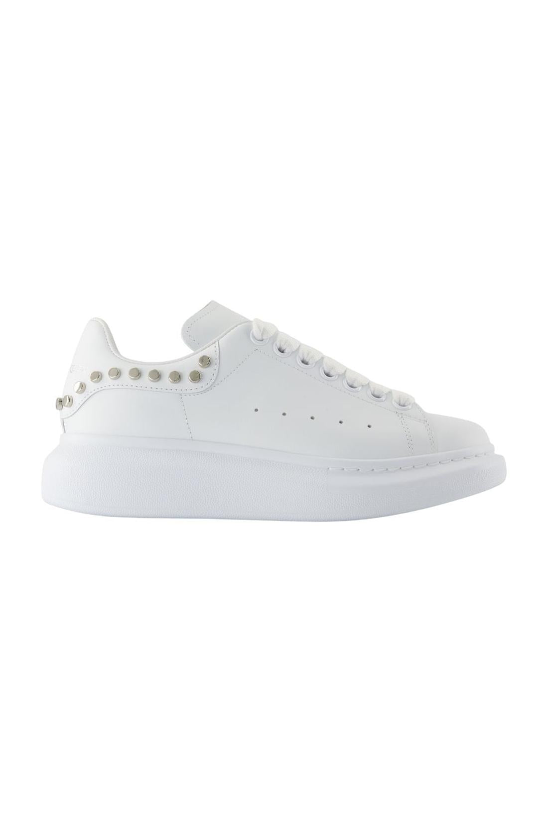 Oversized Sneakers - Alexander Mcqueen - White - Leather