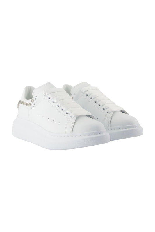 Oversized Sneakers - Alexander Mcqueen - White - Leather