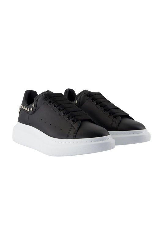 Oversize Sneakers - Alexander McQueen - Leder - Schwarz