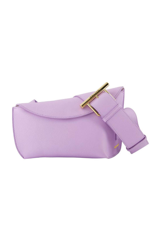 T-Bar Sling Schultertasche - Alexander McQueen - Leder - Violett