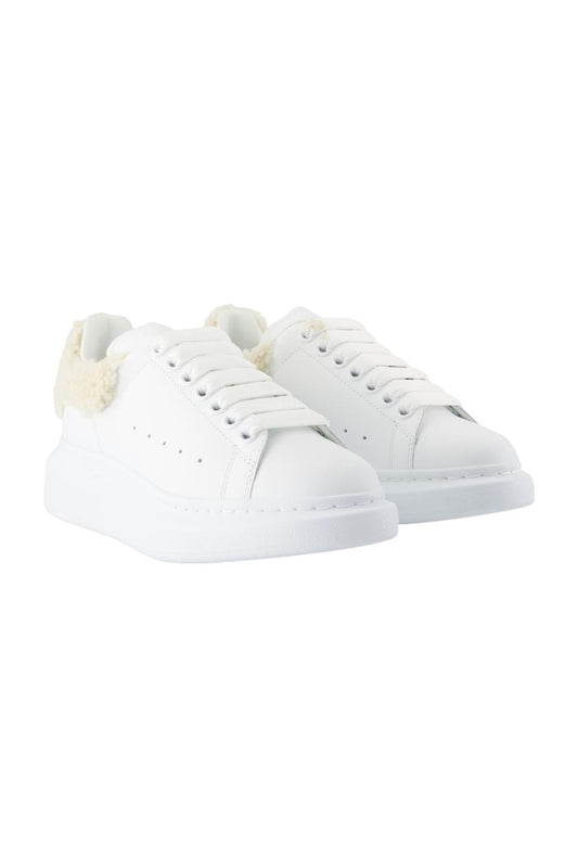 Oversized Sneakers - Alexander Mcqueen - White - Leather