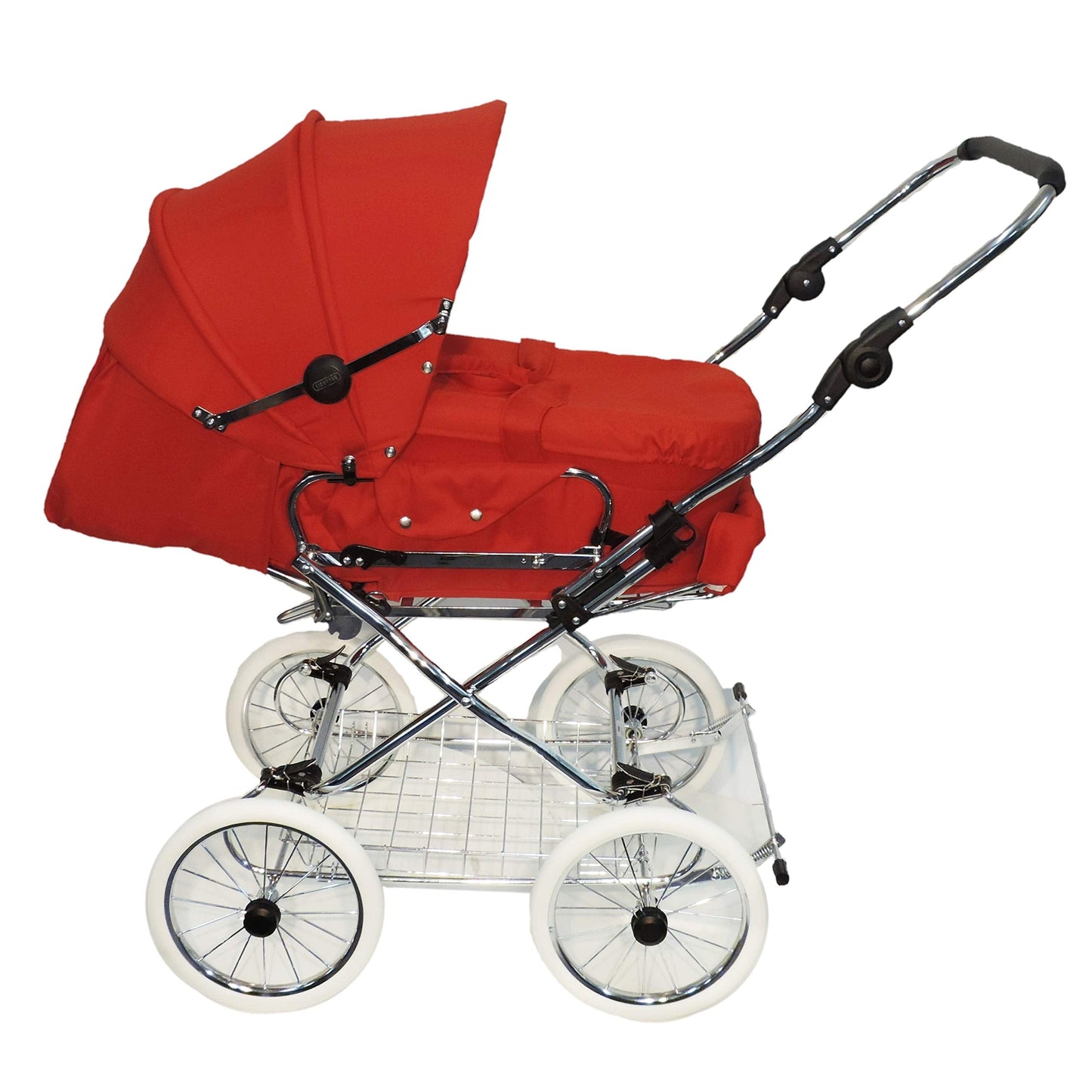 EICHHORN Kinderwagen Kombikinderwagen Komplett-Set, 0-3 Jahre, umbaubar zum Sportwagen, inklusive Babytragetasche, EVA-Rad, marineblau