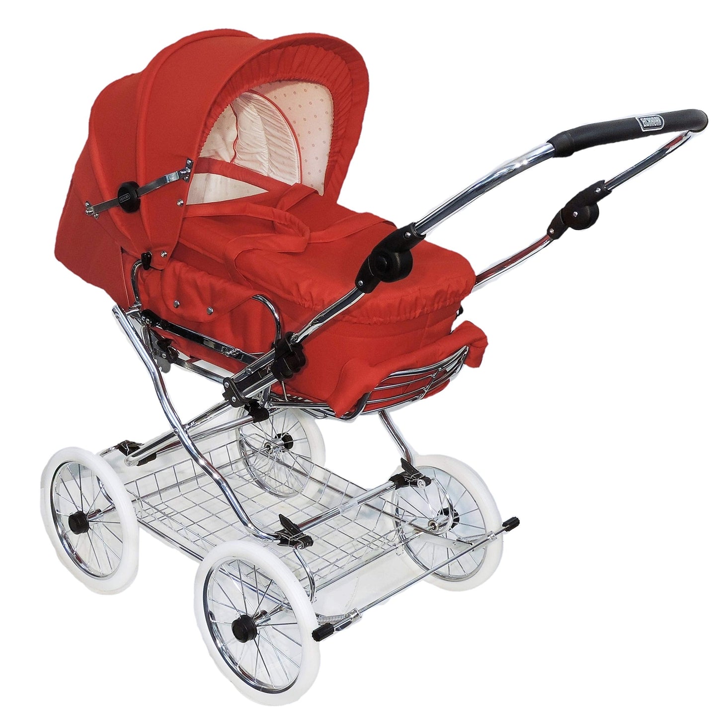 EICHHORN Kinderwagen Kombikinderwagen Komplett-Set, 0-3 Jahre, umbaubar zum Sportwagen, inklusive Babytragetasche, EVA-Rad, marineblau