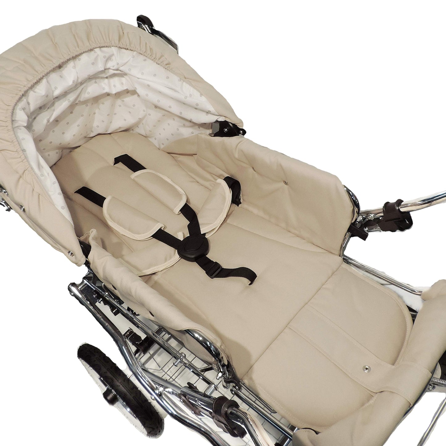 EICHHORN Kinderwagen Kombikinderwagen Komplett-Set, 0-3 Jahre, umbaubar zum Sportwagen, inklusive Babytragetasche, EVA-Rad, marineblau