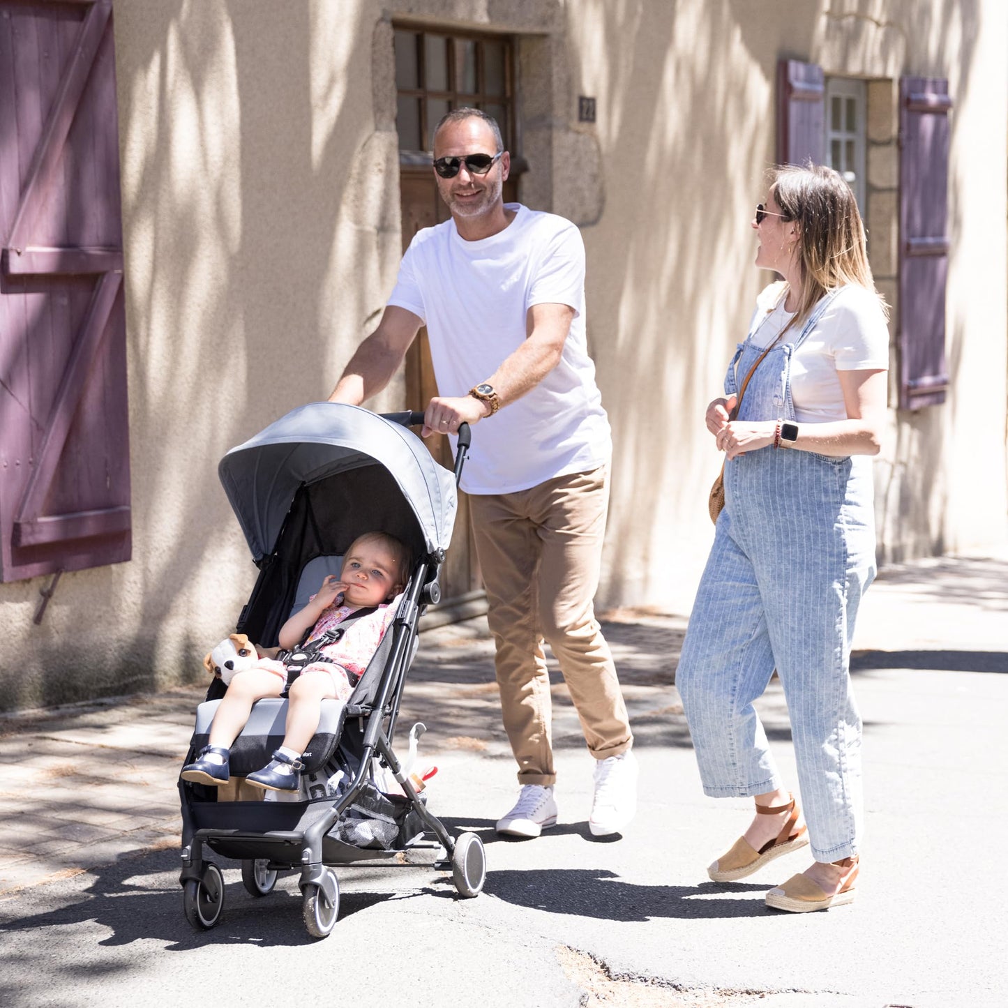 Bebeconfort Rainbow, Kinderwagen, Kompakt und Wendig, 6 Monaten bis 4 Jahre, bis zu 22 kg, Mineral Graphite