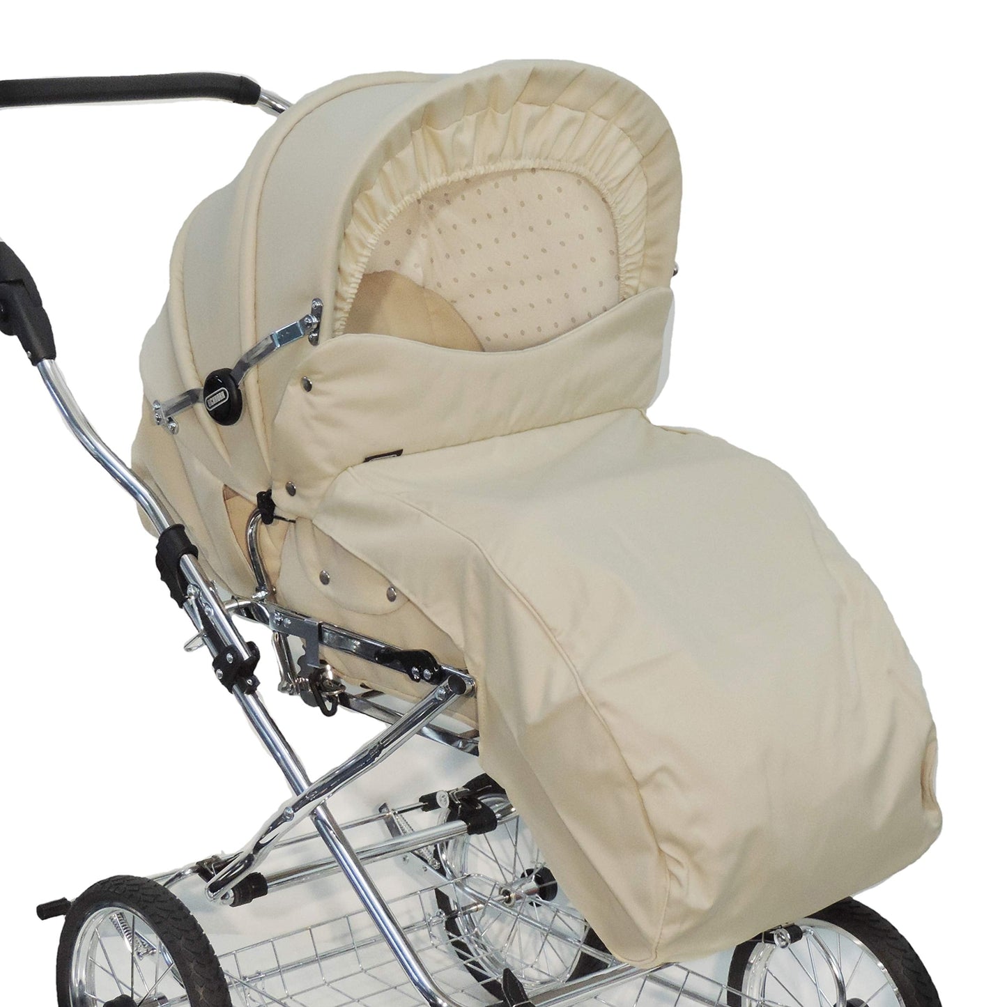 EICHHORN Kinderwagen Kombikinderwagen Komplett-Set, 0-3 Jahre, umbaubar zum Sportwagen, inklusive Babytragetasche, EVA-Rad, marineblau