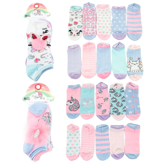 10er Pack Kinder Socken » Set 10 Paar bunte Kindersocken » Kinderstrümpfe "Regenbogen"