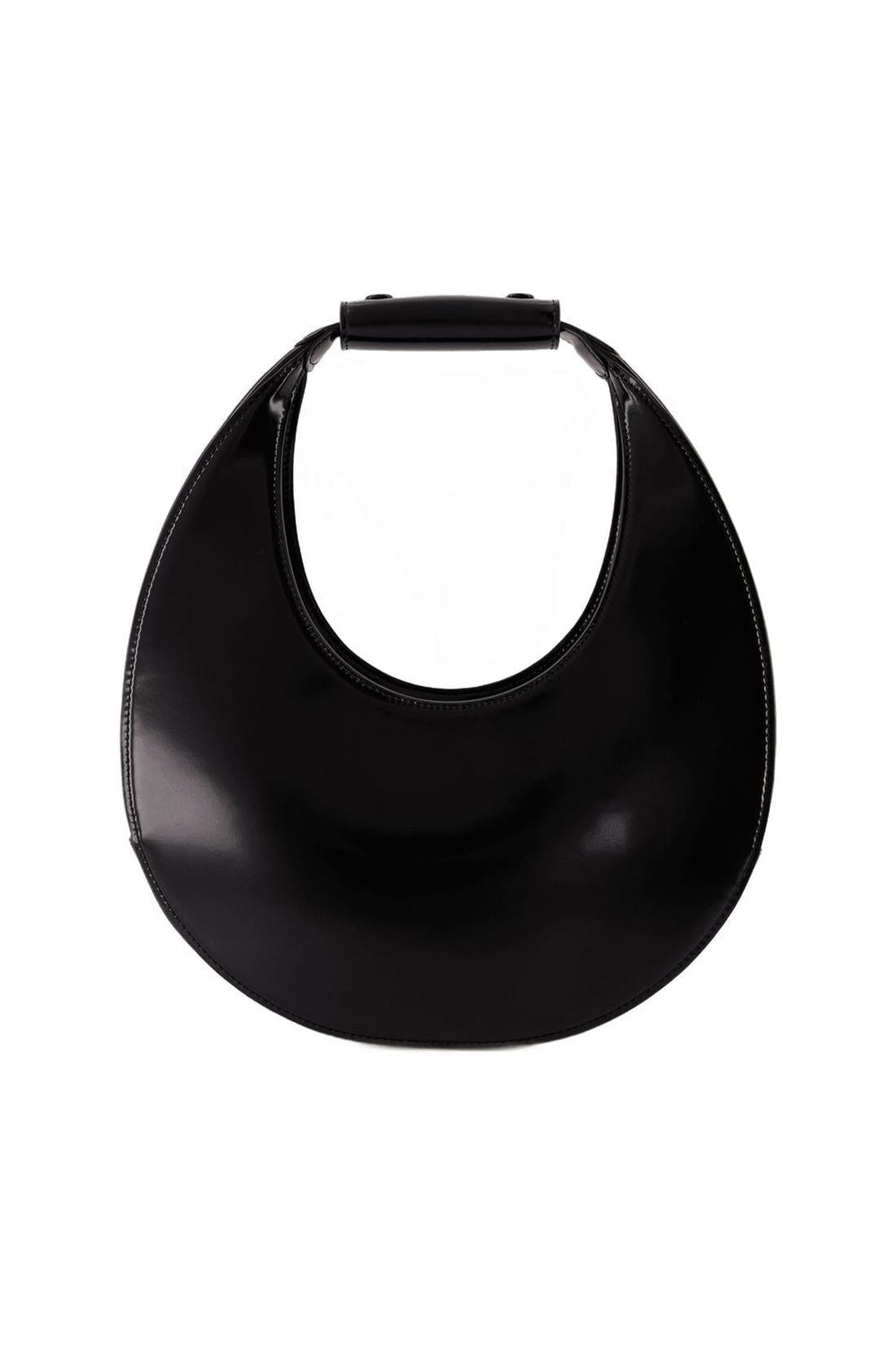 Moon Schultertasche - Staud - Leder - Schwarz