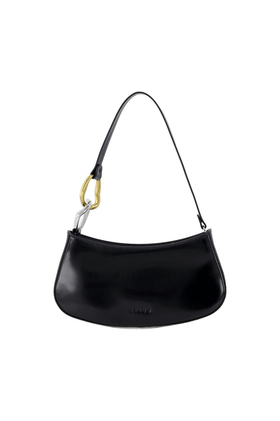 Ollie  Hobo Bag - Staud - Black - Leather