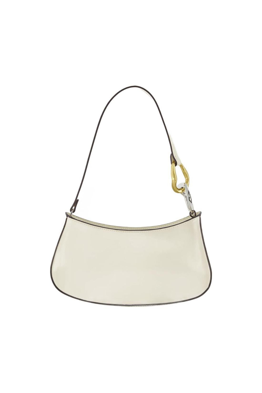 Ollie  Hobo Bag - Staud - Cream - Leather