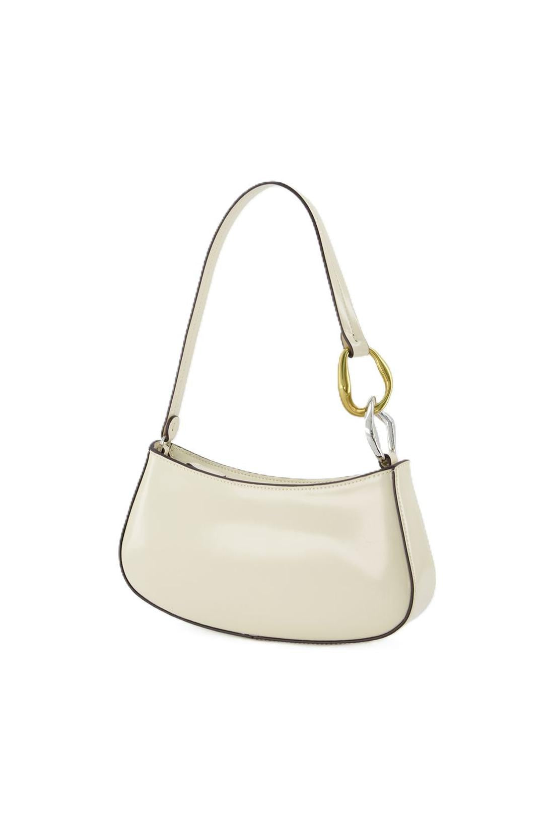 Ollie  Hobo Bag - Staud - Cream - Leather