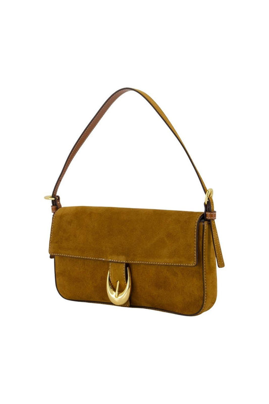 Harlow Schultertasche - Staud - Leder - Braun