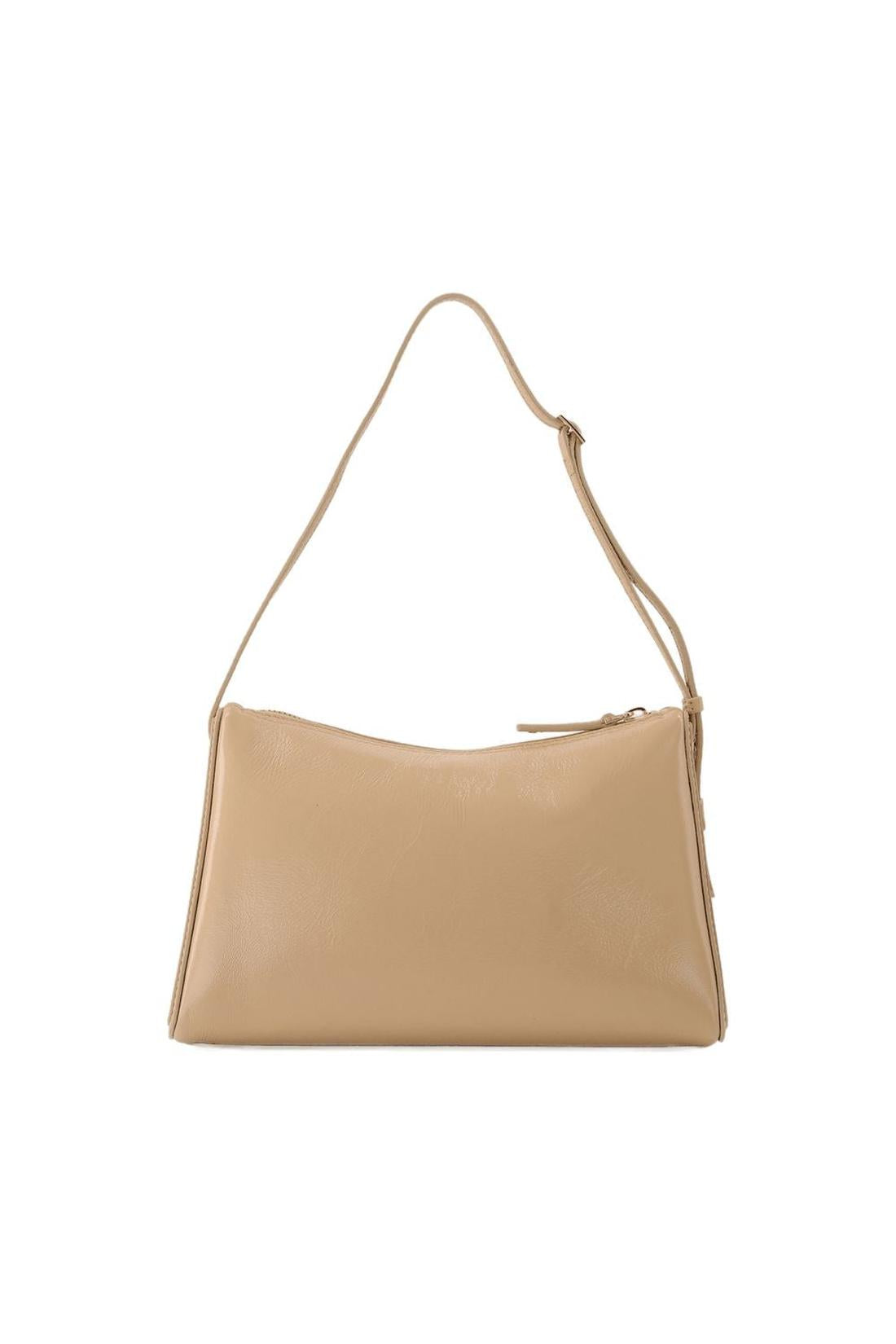 Prism Tasche aus Leder Beige