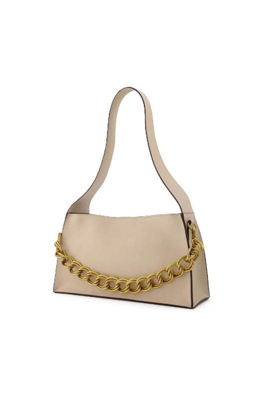 Kesme-Tasche aus elfenbeinfarbenem Leder