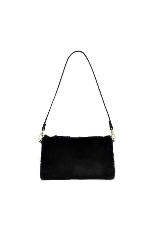 Mini Prism Bag aus Schwarz Leder