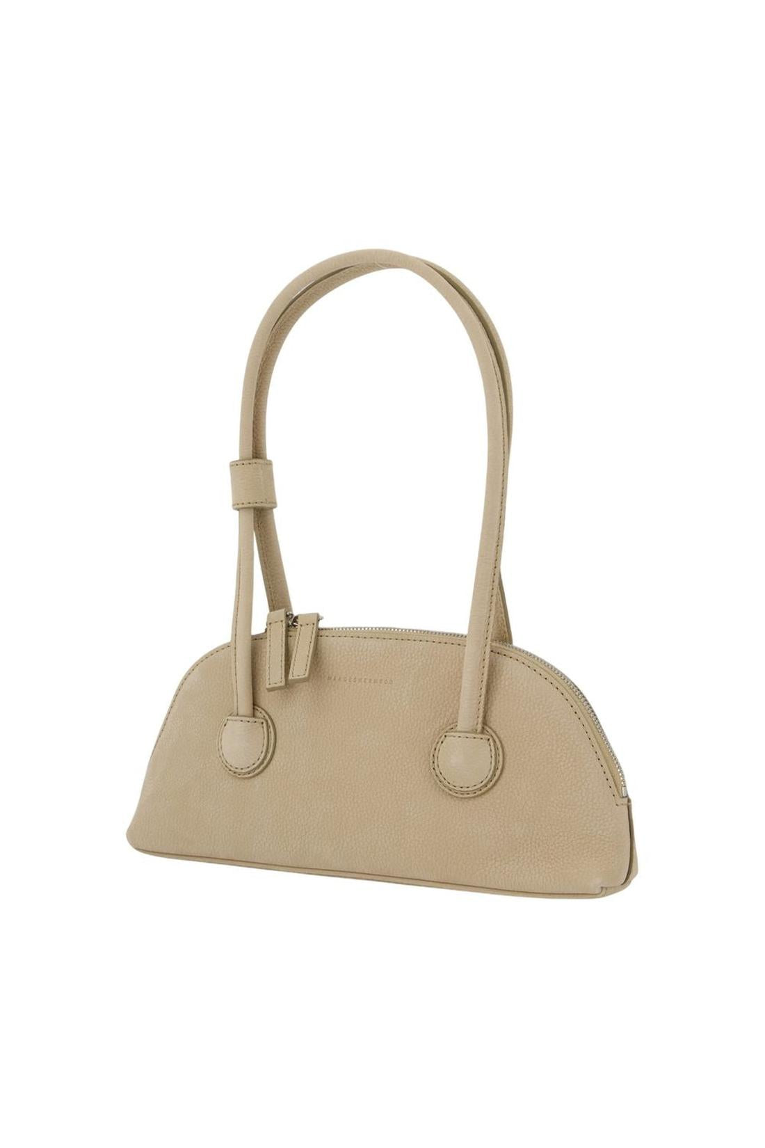 Bessette Schultertasche - Margesherwood - Leder - Beige