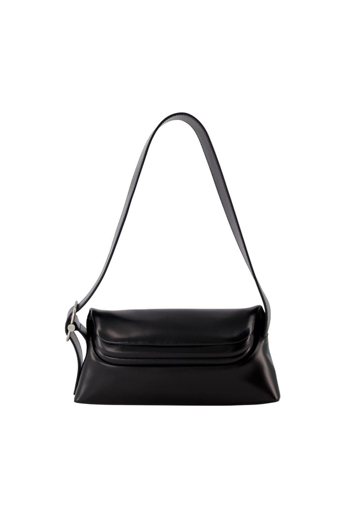 Hobo Folder Brot Tasche - Osoi - Leder - Schwarz