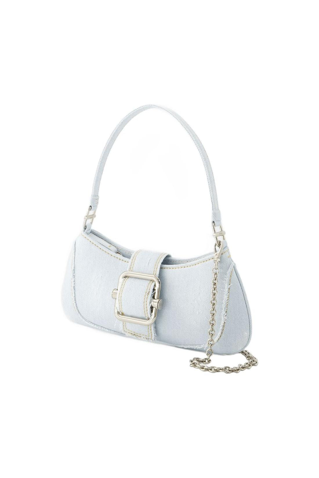 Brocle Small Schultertasche - Osoi - Baumwolle - Ice Denim