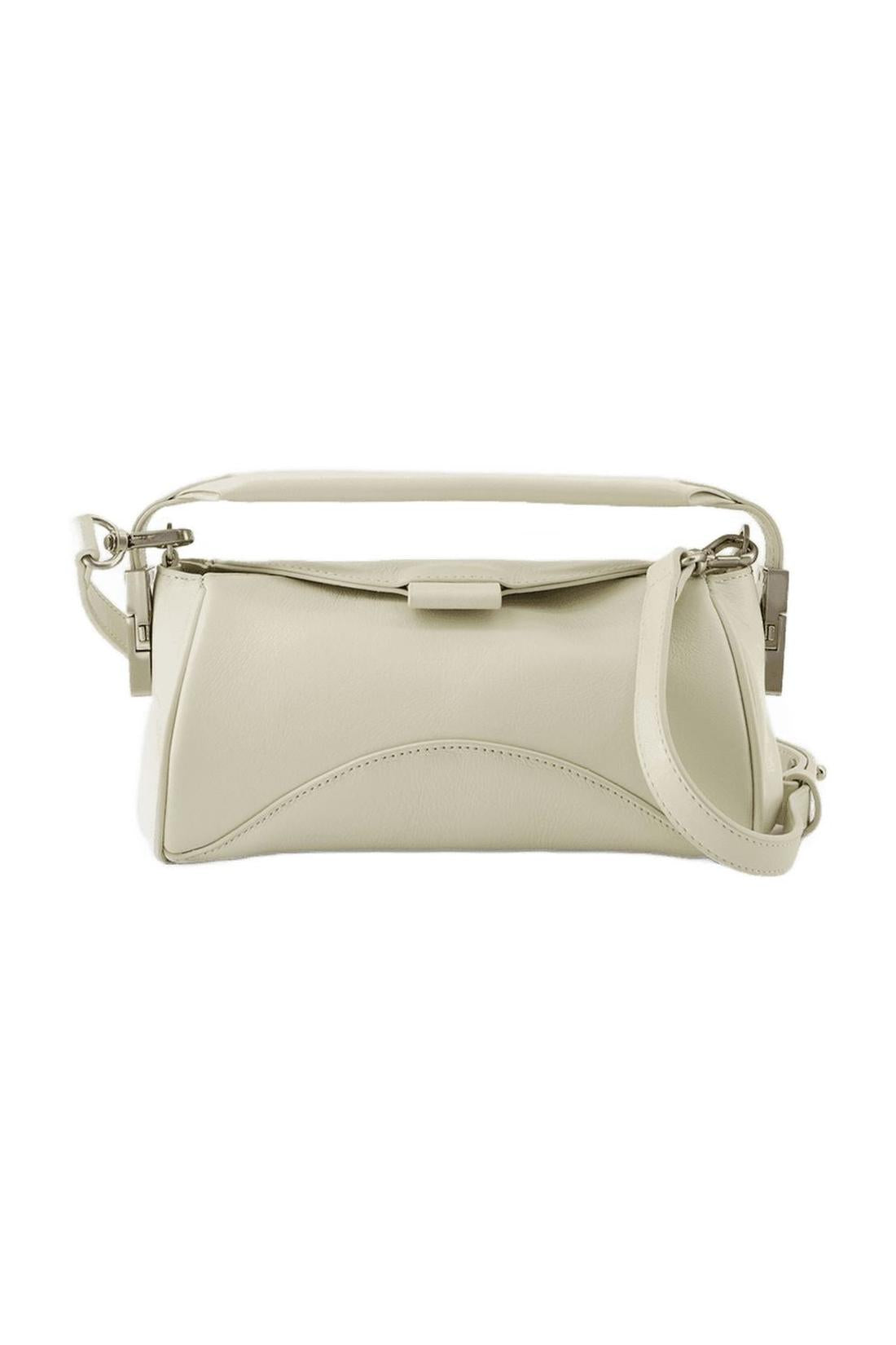 Cassette Handtasche - Osoi - Leder - Beige