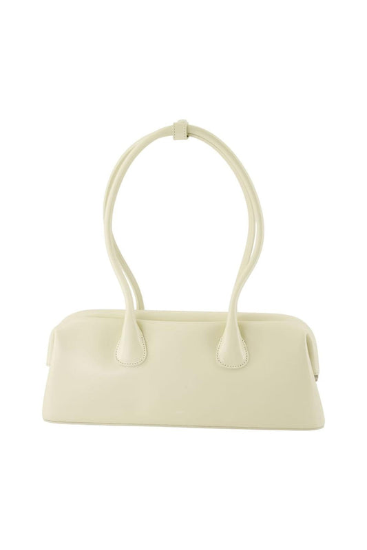 Boat Wide Schultertasche - Osoi - Leder - Weiß