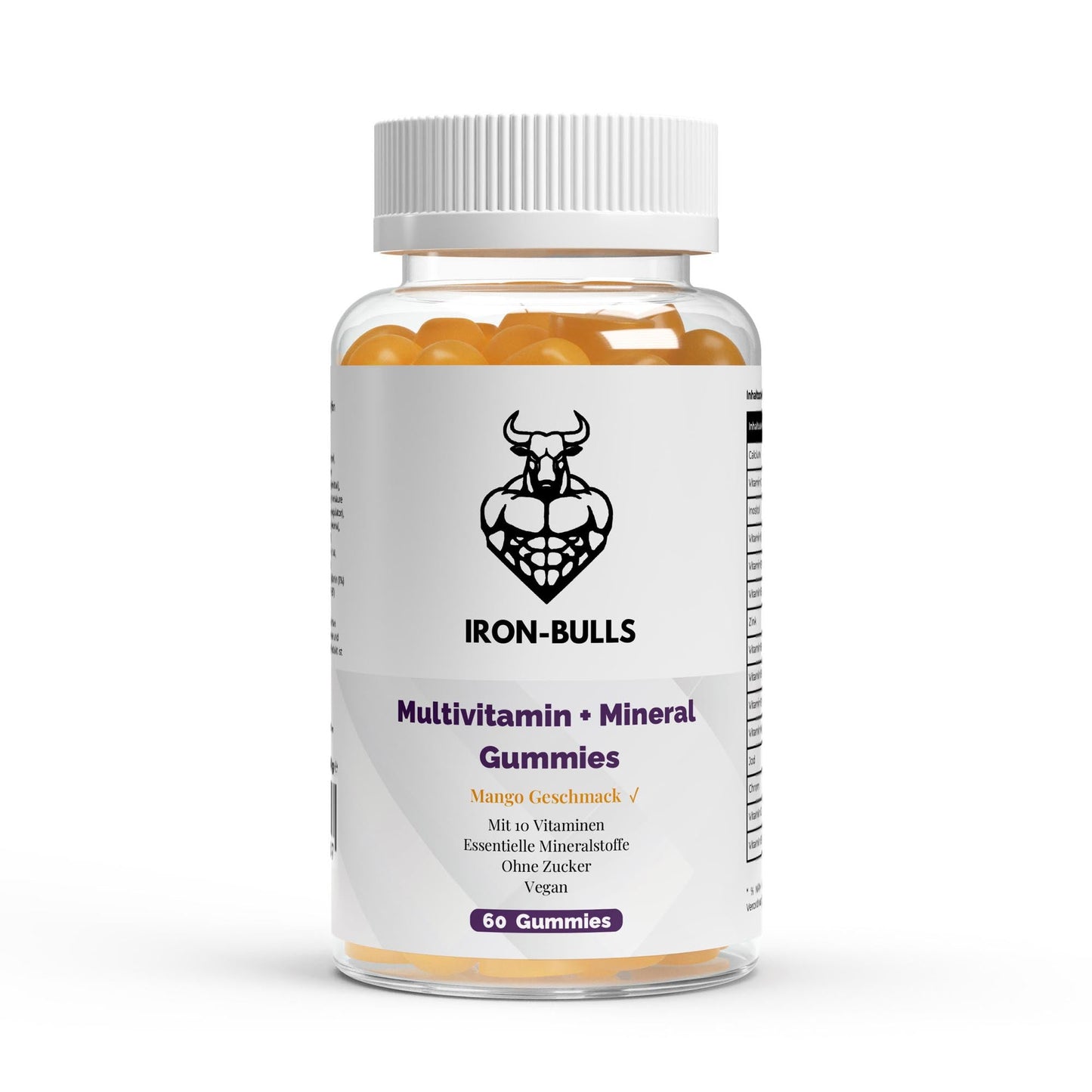 Multivitamin Gummies – 10 Vitamine & essentielle Mineralstoffe, vegan & zuckerfrei für deine tägliche Gesundheit