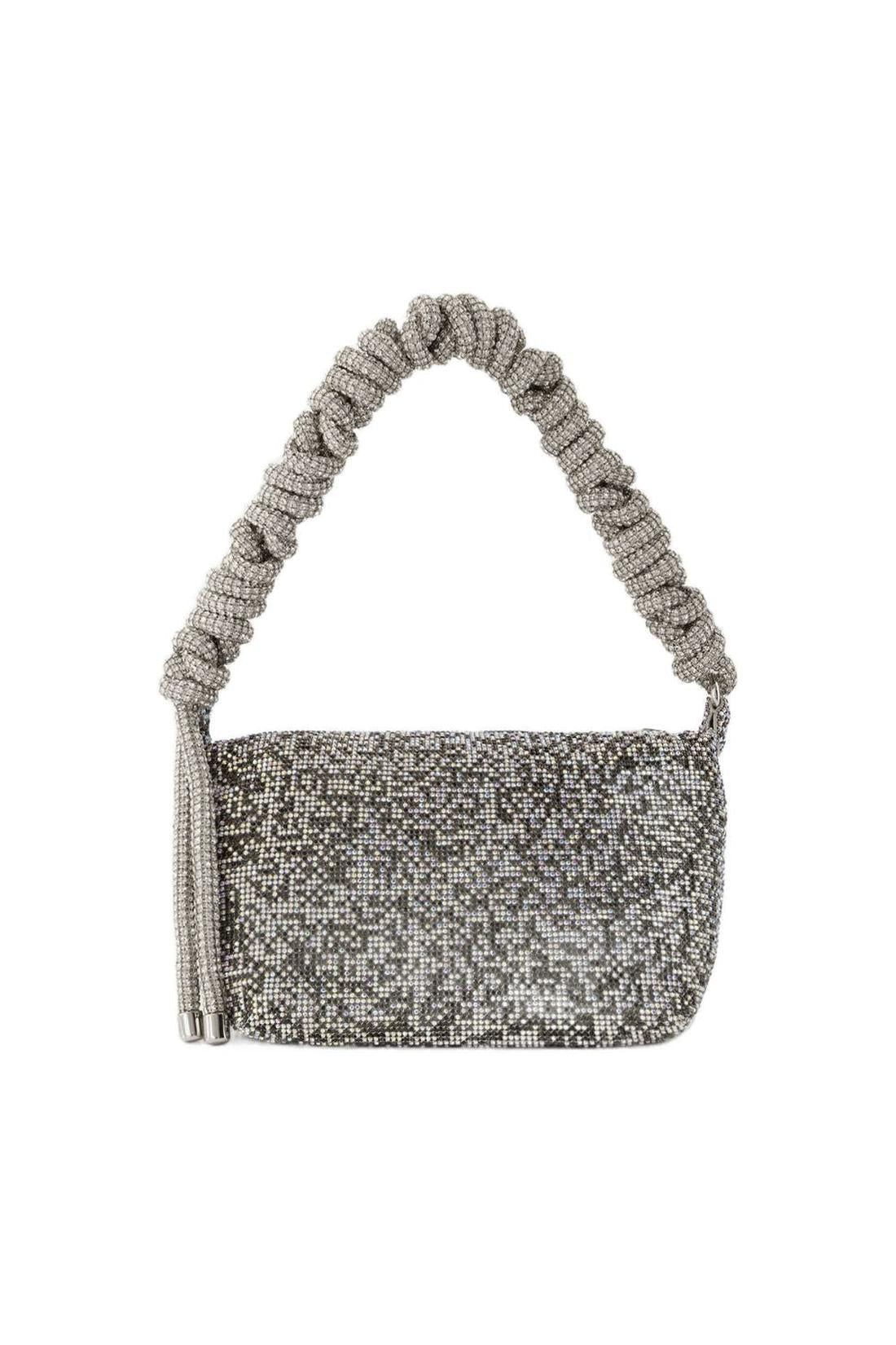 Crystal Mesh Tasche - Kara - Polyster - Black Pixel