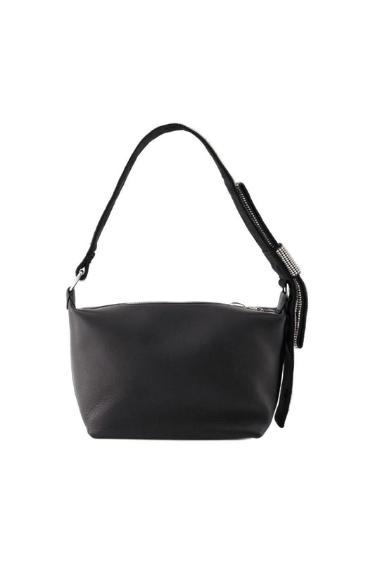 Hobo Bow Tasche - Kara - Leder - Schwarz