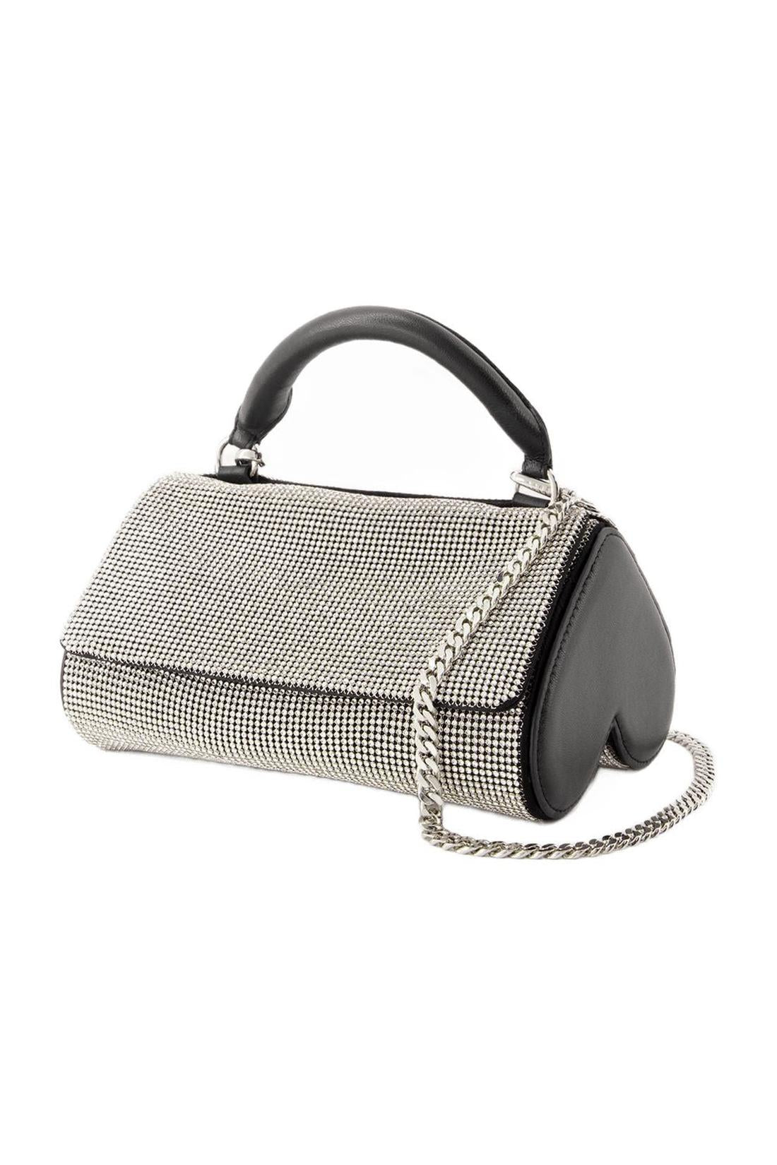 Crush Satchel Handtasche - Kara - Messing - Weiß