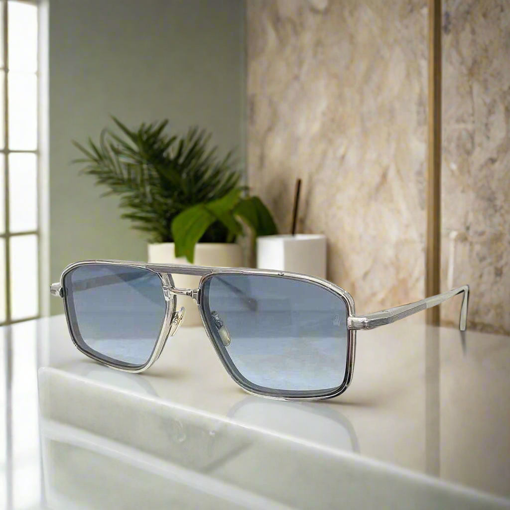 jacques marie mage EARL ultralight titanium, vintage retro square