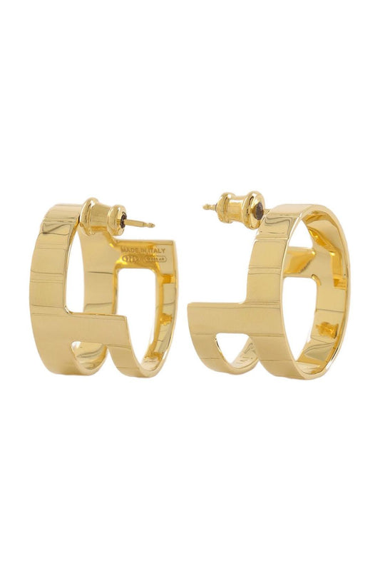 Ohrringe slot Plaquées Gold