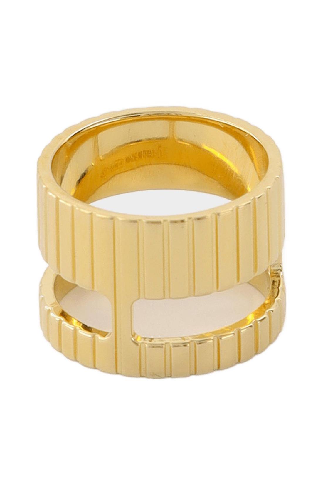 Ring Slot Core aus vergoldet